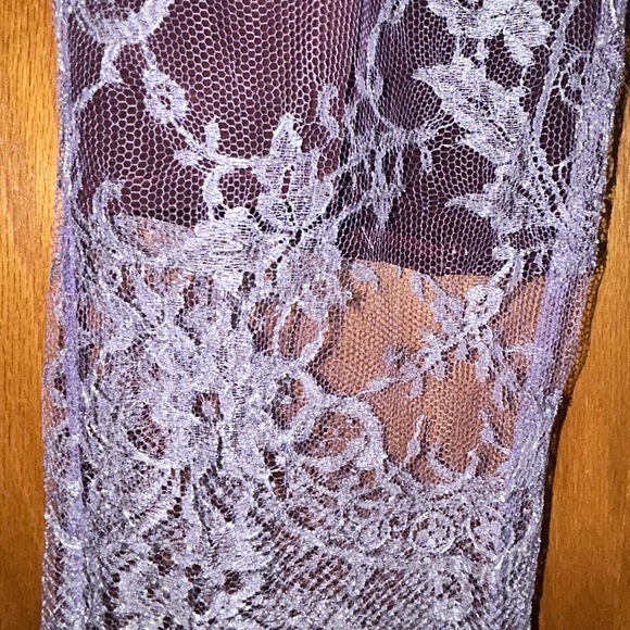 Johanna Beck Purple Silk & White Pants Size 4 NWT MSRP $395 - Picture 3 of 10